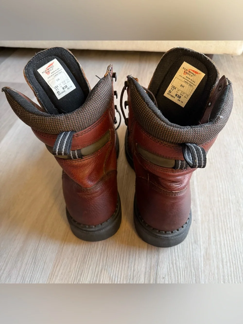 Red Wing Men’s 11 Brown Leather Lace-Up Boots